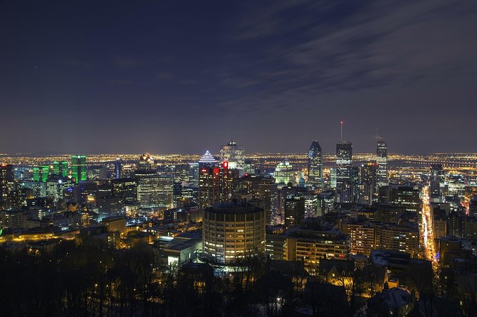 Montreal at Night Tour - Westmount Mansions in the Northern Part of the City