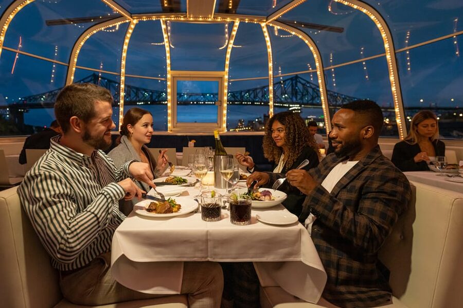 Montreal: Bateau-Mouche Cruise with A La Carte Dinner Option - Old Port to night lights: when to watch from the deck