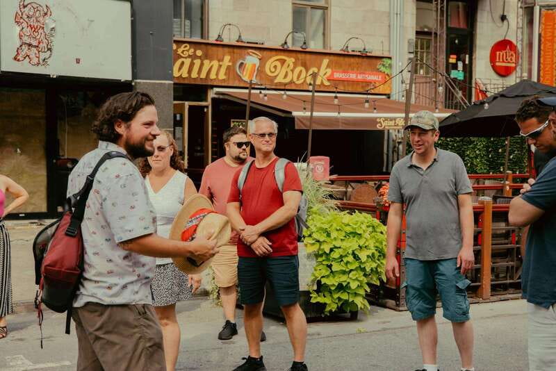 Montreal: Brewpub Experience Beer Tasting & Walking Tour - St-Bock, Then Bazaar Microbrasserie, First Tastes in Order