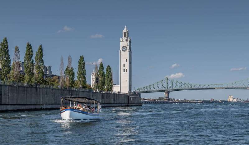 Montreal: Electric Boat Cruise with Onboard Drinks - The 45 minute Old Port route, from Jacques Cartier Pier around and back