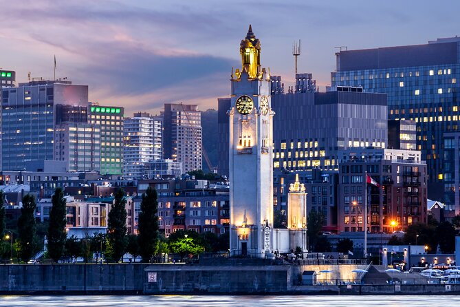 Montreal: Evening cruise with DJ - Olympic Park Pass-By: Big Sports Stands, Big View Angles