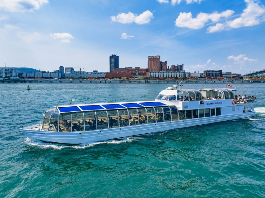 Montreal: Le Bateau-Mouche St. Lawrence Sightseeing Cruise - Old Montreal to the St. Lawrence, fast and scenic
