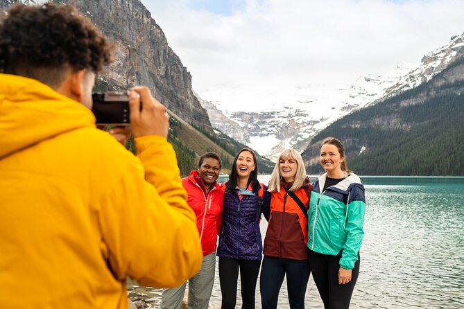 Moraine Lake and Lake Louise day Tour from Canmore and Banff - Canoe time at Lake Louise: easy fun on still water