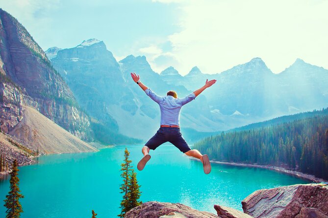 Moraine Lake, Lake Louise & Banff Secrets | Award-Winning Tour - Getting started at Banff Train Station, then into Banff National Park