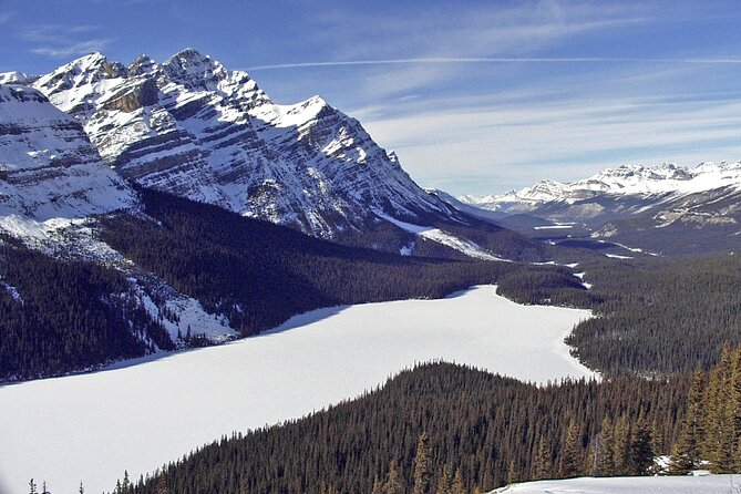 Moraine Lake, Louise Emerald Lake, and Peyto Lake all in day tour - Cascade Mountain and Castle Mountain: quick stops with big context