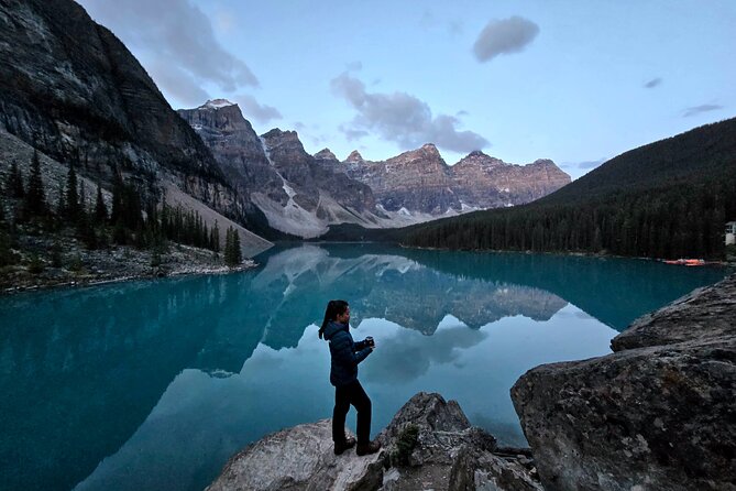 Moraine Lake Sunrise(2.5hrs)&Lake Louise(2hrs) from Canmore/Banff - Included value that actually saves hassle