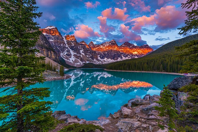 Moraine Lake Sunrise & Lake Louise Tour - from Canmore/Banff - Banff at dawn: why this sunrise timing is the whole point