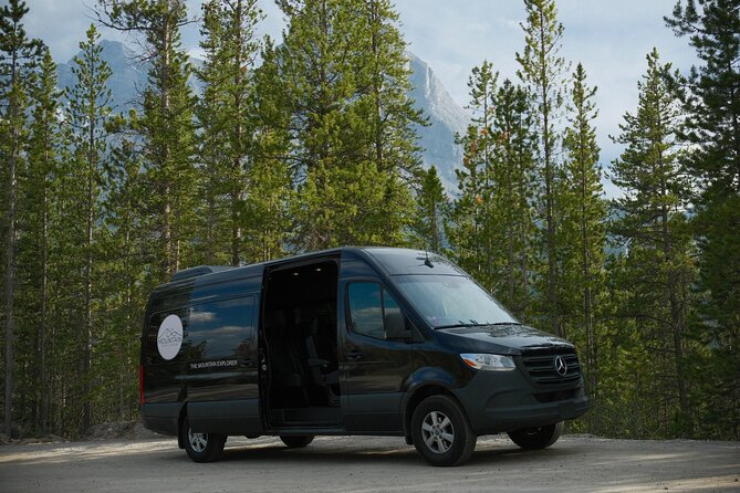 Moraine Lake Sunrise & Lake Louise Tour - from Canmore/Banff - Door-to-door pickup in a Sprinter van, plus warm gear that actually helps