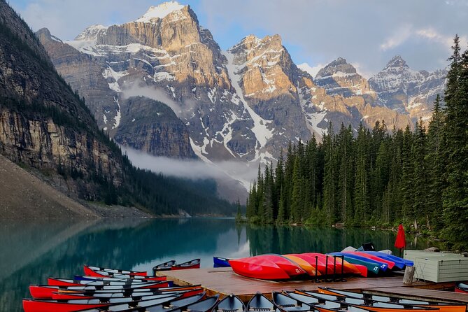 Moraine Lake Sunrise or Daytime shared tour w/ Lake Louise option - Morning Starts: Moraine Lake Sunrise timing and what you truly get