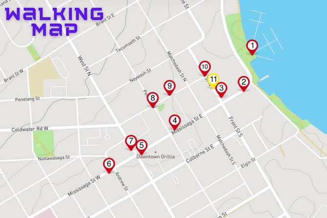 Murder Mystery Detective Experience in Orillia ON - Walking vs Driving Maps: Where Orillia’s Clues Land