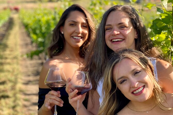 Naramata Bench 5 Winery Tour - Lake Breeze Vineyards Tasting Room: farm to table patio breaks up the tasting pace