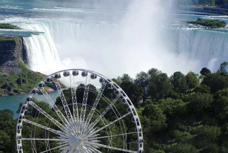 Niagara Adventure Theater & SkyWheel Combo - Combo Snapshot: Theater Film First, Then 175-Foot Niagara SkyWheel Views