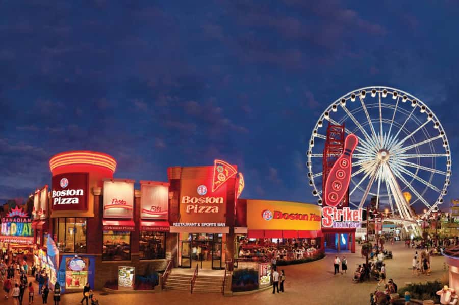 Niagara Adventure Theater & SkyWheel Combo - Walking to Clifton Hill: 4 Minutes That Matter for Lines