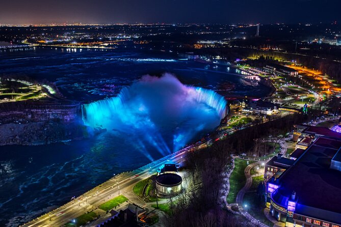 Niagara at Night Small Group Tour with Power Station Light Show - Illumination Tower: controlling the colors on Niagara Falls