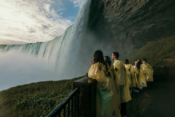 Niagara: Behind The Falls, Skylon Tower Ticket & Tesla Audio Tour - Journey Behind the Falls, 125 feet down to the vibration