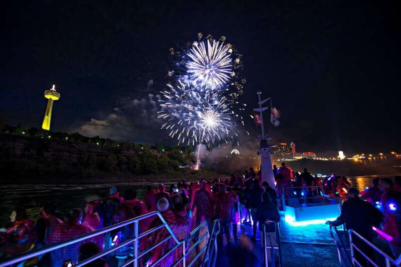 Niagara Falls, Canada: Evening Fireworks Cruise - Riverside Patio timing: what to do before and after