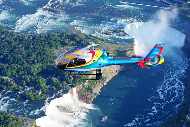 Niagara Falls Canada Helicopter Tour - Beyond the falls: Whirlpool Rapids, Niagara River, and skyline landmarks