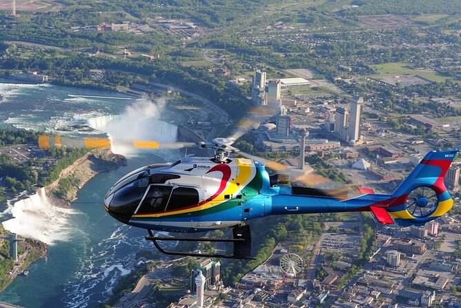 Niagara Falls Canada Helicopter Tour - The engineering moment: spotting the Sir Adam Beck generating stations