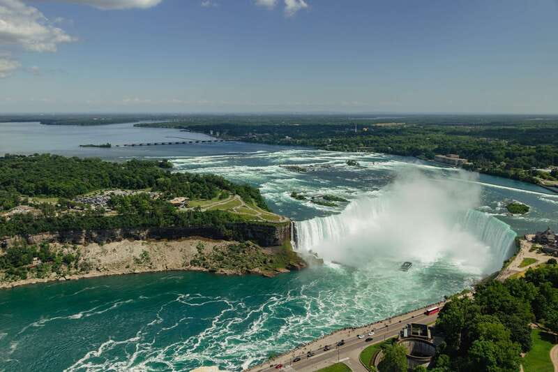 Niagara Falls, Canada: Skylon Tower Observation Deck Ticket - Daytime views: Horseshoe Falls, Great Gorge, and the city grid