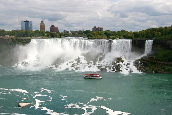 Niagara Falls Canada Tour: Helicopter, Boat, Behind Falls & Lunch - Journey Behind the Falls: tunnels, portals, and that thunder sound