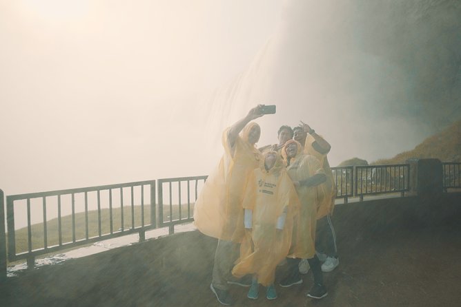 Niagara Falls Canada Tour: Helicopter, Boat, Behind Falls & Lunch - Niagara City Cruises boat ride: poncho, spray, and close-up roar