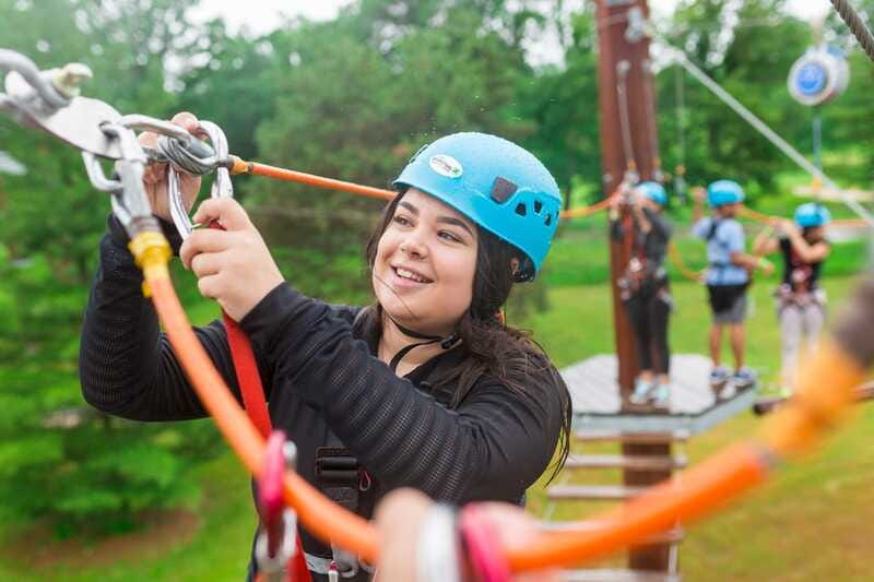 Niagara Falls, Canada: Whirlpool Adventure Ropes Course - What it feels like above the Niagara River gorge