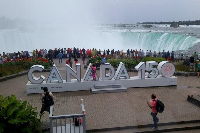 Niagara Falls Canadian Luxury Tour: Boat, Journey, Skylon & Lunch - Journey Behind the Falls tunnels: seeing Niagara from the other side