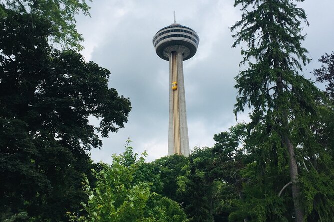 Niagara Falls Day Tour from Toronto - Stop 1, Skylon Tower: optional height, 45 minutes, and one real advantage