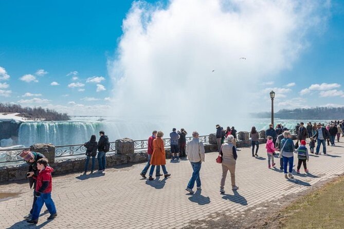 Niagara Falls Day Tour from Toronto Includes Boat Tour and Winery - Hornblower-style cruise in summer, Journey Behind the Falls in winter