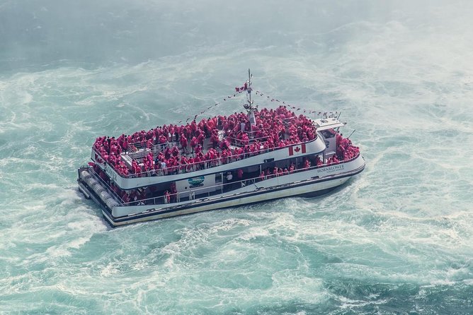 Niagara Falls Day Tour from Toronto with Journey, Skylon, & Boat - Hornblower cruise (Niagara City Cruises) and the real question, will you get wet?