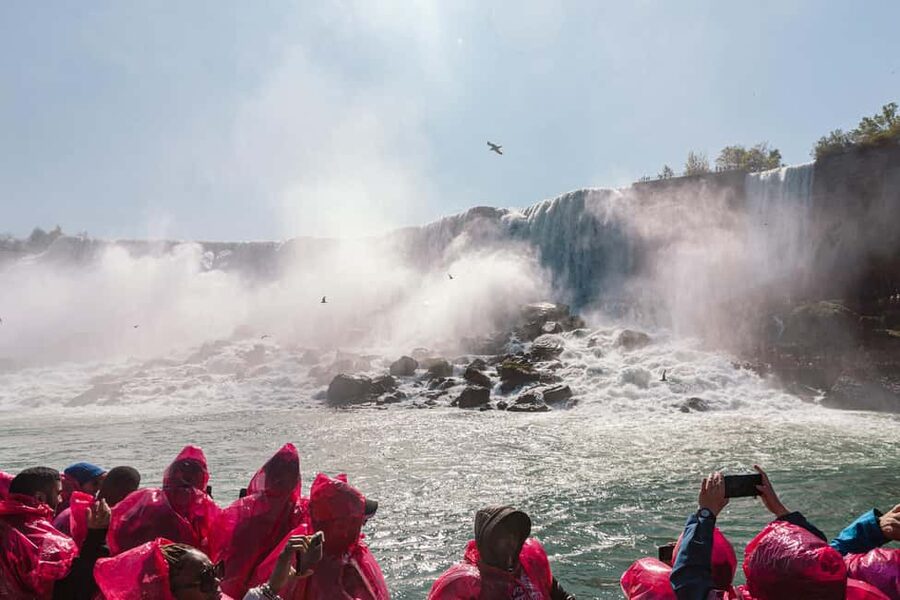 Niagara Falls: Early Access Boat & Journey Behind the Falls - The guided boardwalk walk: legends, landmarks, and where to stop