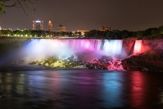 Niagara Falls Evening Tour with Boat, Dinner & Illumination Tower - Toronto to Niagara after sunset, not just a day trip