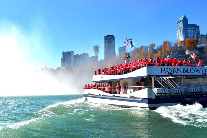 Niagara Falls Guided Vehicle Tour Canada: Boat, Skylon & Journey - Skylon Tower views that help you understand Niagara fast