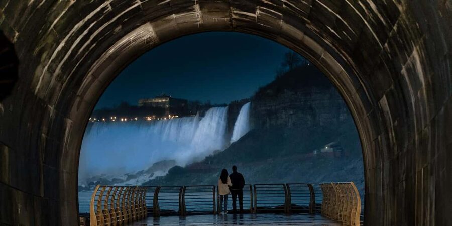Niagara Falls: Niagara Parks Power Station & Tunnel at Night - What You Actually See: Horseshoe Falls Edge View and the Underground Tunnel