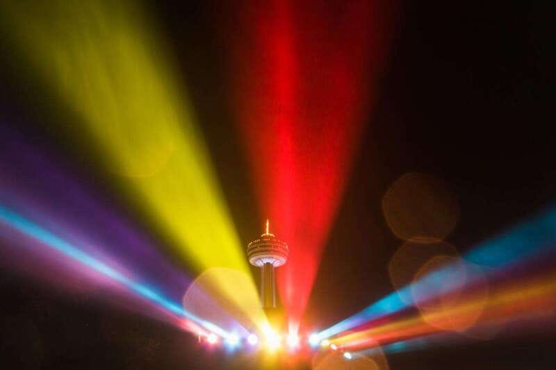 Niagara Falls: Night Tour w/ 3 Course Dinner & Light Show - Illumination Tower: controlling the lights is the real wow moment