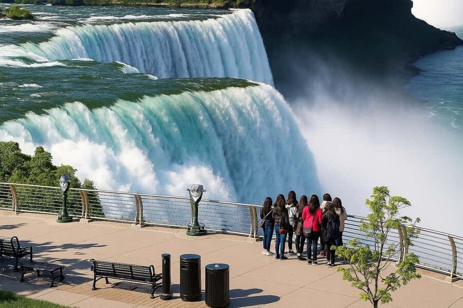 Niagara Falls, ON: Guided Tour with Boat, Skylon & Journey - Skylon Tower: Pick Your Photo Angles Above the Falls