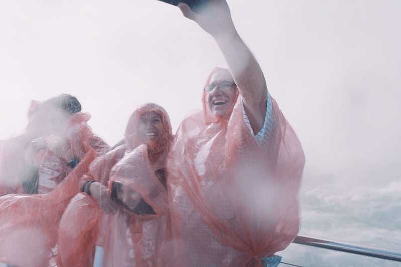 Niagara Falls, ON: Helicopter Ride with Boat & Skylon Lunch - Voyage to the Falls boat cruise: the power you can hear