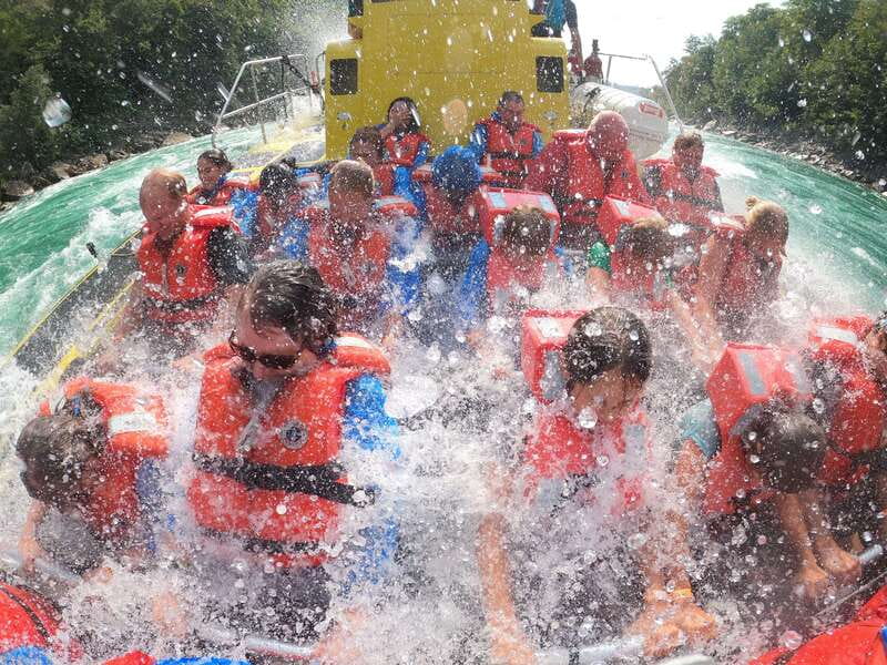 Niagara Falls, ON: Jet Boat Tour on Niagara River - How the Class 5 rapids feel when you are right over the water