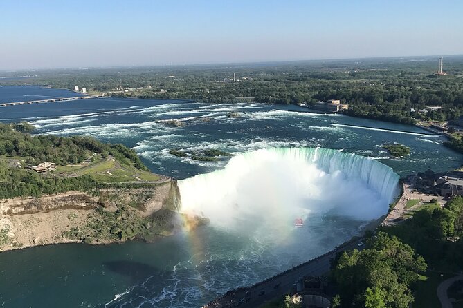 Niagara Falls Small Group Tour w/ Tower, Journey & Boat Cruise - Skylon Tower: the fastest way to see Niagara as a whole