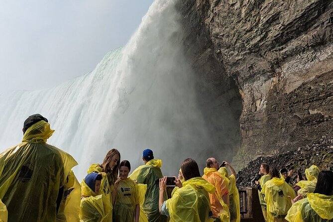 Niagara Falls Tour: Boat Ride, Journey Behind The Falls and more - Journey Behind the Falls: 125 feet down, thunder up close