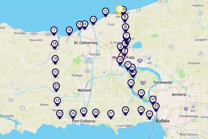 Niagara Peninsula: a Smartphone Audio Driving Tour - The Route: Niagara Falls to the Welland Canal and Back (Without Feeling Lost)