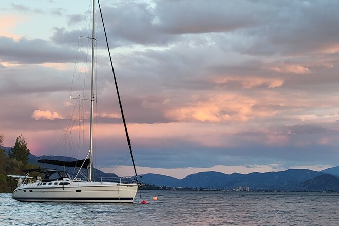 Okanagan Lake Sailing Tour from Penticton & Naramata BC - Hands-On Sailing for First Timers, With Dan and Robyn at the Helm