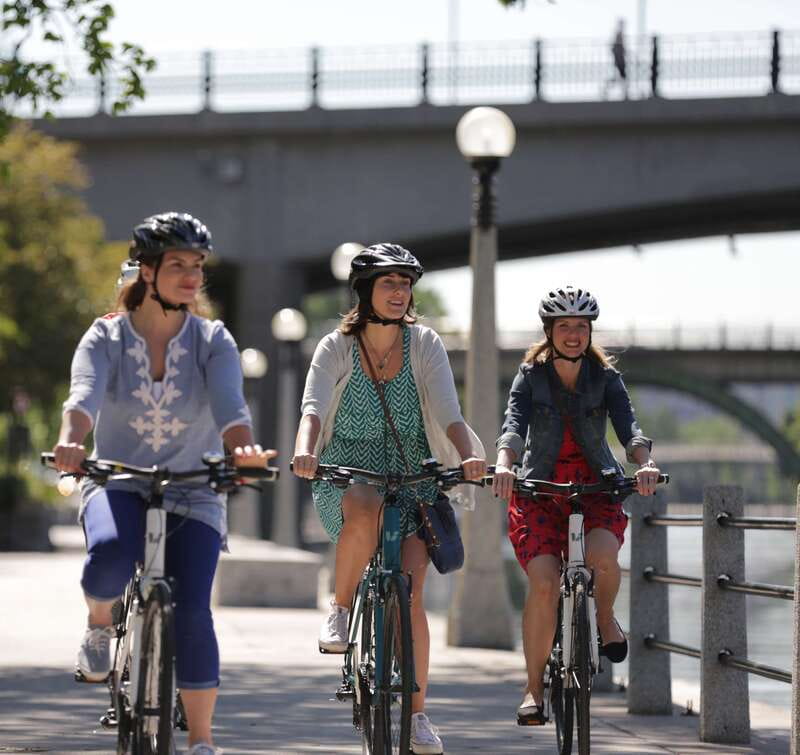 Ottawa: 4-Hour Bike Rental - The four-hour ride, from Ottawa River cruise area to canal-side paths