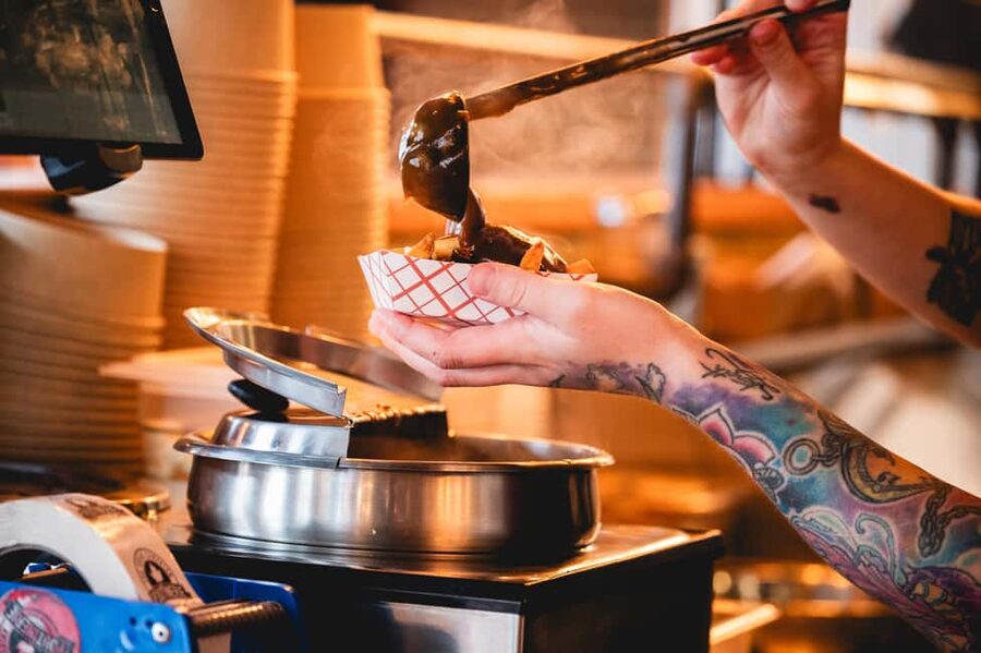 Ottawa: Most Unique Poutine Tour - The milkshake pairing: a sweet reset between savories