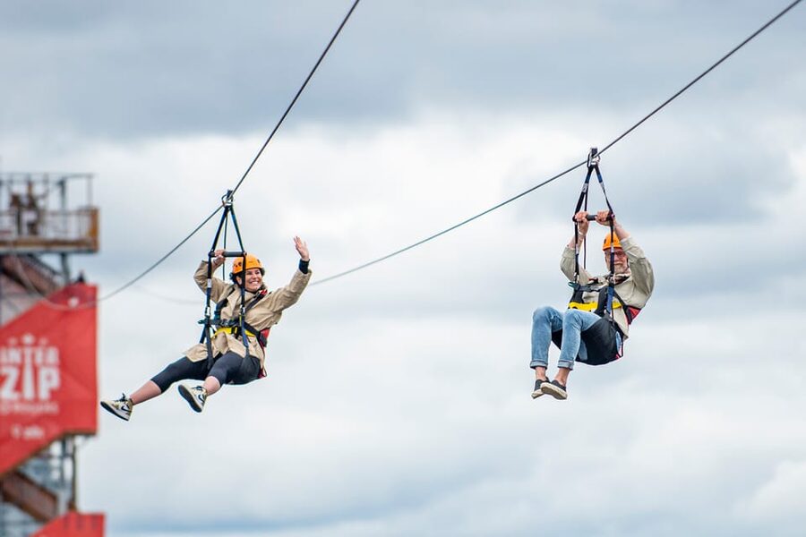 Ottawa: River Zipline Adventure - The Flight Over the Ottawa River: Border Crossing, Speed, and Views