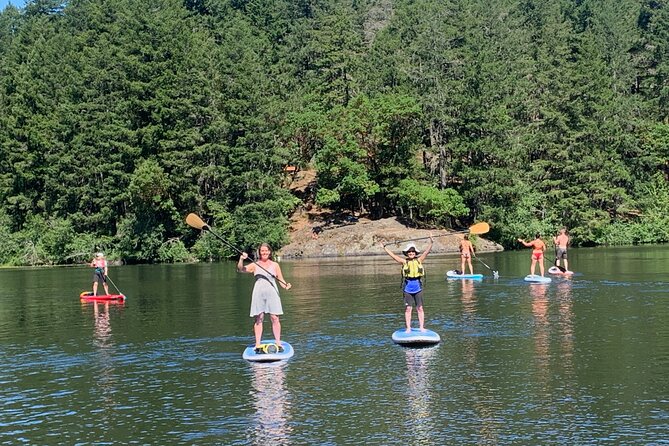 Paddling Thetis Lake - Gear included: board, paddle, life jacket, dry bag