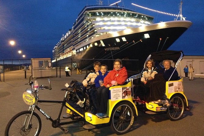Pedicab Tour of Victoria from Cruise Ship Terminal - From Ogden Point to James Bay, you start with the coastline
