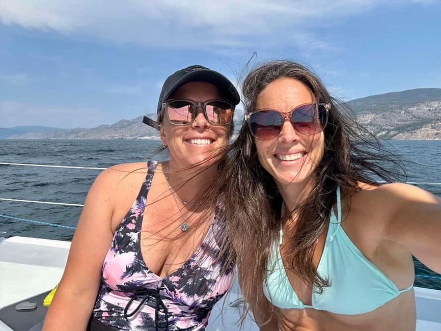 Penticton Okanagan Lake: Sailing Tour - The 4-hour flow: meet, safety check, sailing, swim, repeat