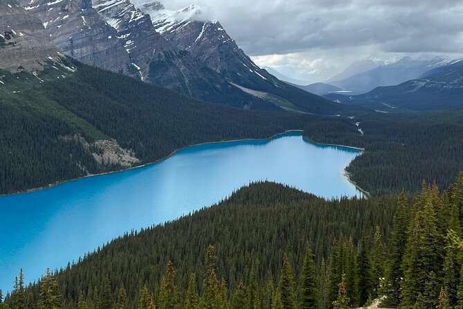Peyto Lake, Bow Lake Lake Louise Moraine Lake Half Day Tour - Bow Lake and Crowfoot Glacier: brief stops with big glacier impact