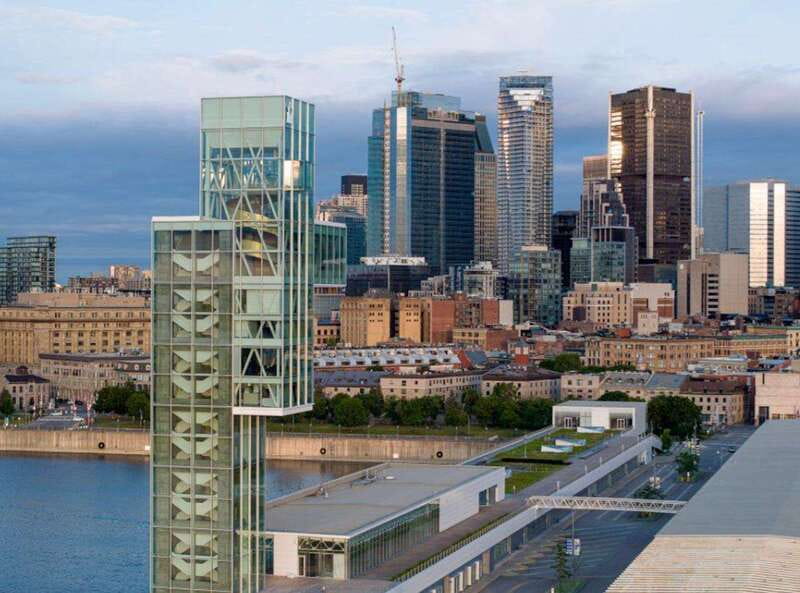 Port of Montreal Glass Tower Entry - Port of Montreal Glass Tower: the 65 metres that matter